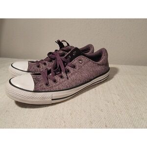 CONVERSE All Star Madison Shoes Women's 10 Purple Tweed 561764F Casual Sneakers
